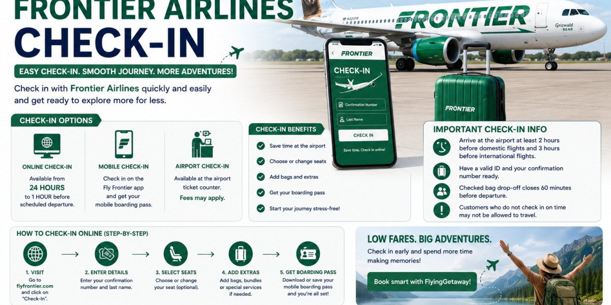 Frontier Airlines Check-In: Online Check-In, Boarding Pass & Airport Check-In